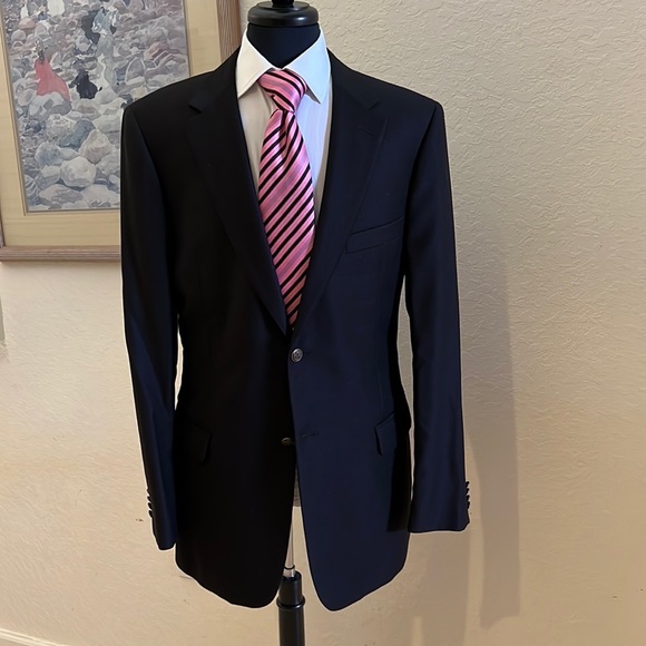 Valentino 100% wool size 46 black blazer